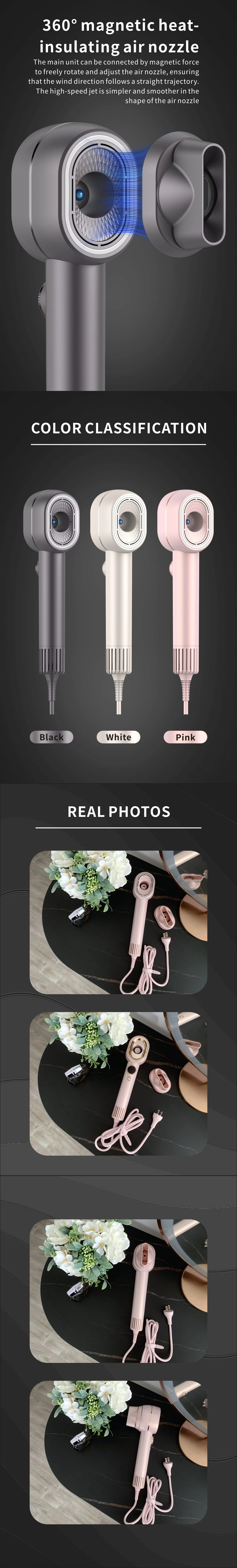 BLDC Hair Dryer Professional High Speed Hair Dryer Ionic Electric Hairdryer Blow Dryer Hair Tools