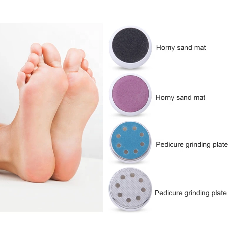 Professional 4 in 1 Electric Foot File & Callus Remover Waterproof Rotating Manicure & Pedicure Kits for Foot Care