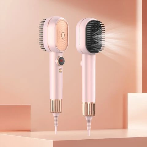 Hot BLDC Hair brushes hair drying powerful 100 Million Negative Ionic blow brush 1500w hair straightening comb for home and travel