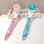 OEM Auto Bubble USB Rechargeable Waterproof Exfoliate Clean Long Handel Back Scrubber Bath Shower Mssage Electric Body Brush electric bath brush