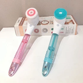 OEM Auto Bubble USB Rechargeable Waterproof Exfoliate Clean Long Handel Back Scrubber Bath Shower Mssage Electric Body Brush electric bath brush