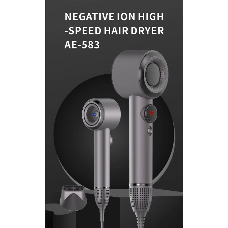 Powerful high speed hair dryer 100 Million Negative Ionic hair dryer ultraviolet lamp Blow Dryer 1500w hair dryer for home travel