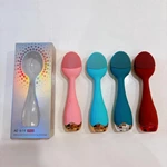 Silicone facial deep cleansing brush beauty device home use electric cleansing device sonic glow brush